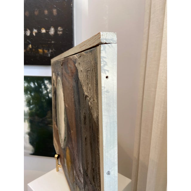 Brown Mid-Century Painting "Uppställning" by Gunnar Odin For Sale - Image 8 of 9
