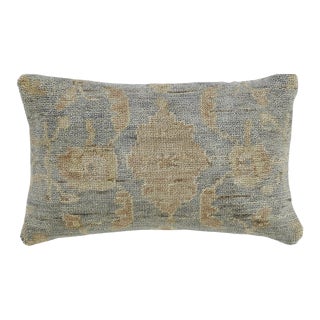 Mid-Century Modern Decorative Gray Throw Pillow For Sale