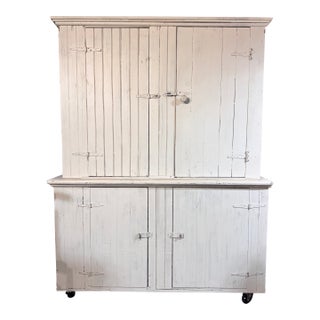 1800’s Vermont Farmhouse Cupboard For Sale