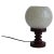 Table lamp made in the 60s in czechoslovakia the lampshade is made of plastic and the lamp body is made of wood it is...