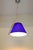 Itre Mid-Century Modern Murano Blue Glass Pendant Lamp For Sale - Image 4 of 10