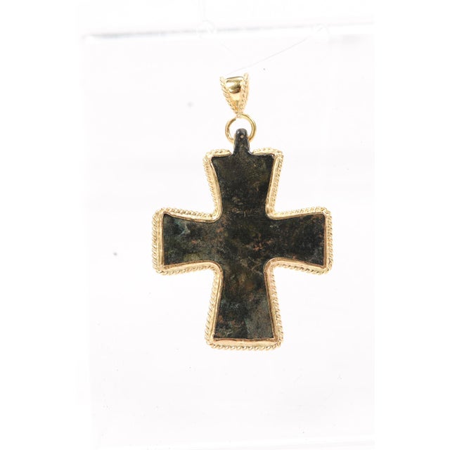 A Delicate Byzantine Cross Pendant For Sale - Image 10 of 14
