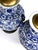 1960s Massive Pair of Chinese Blue & White Urn-Form Lamps For Sale - Image 5 of 8