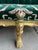 Throne Sofa Settee Love Seat in Gold Leaf For Sale - Image 11 of 12