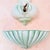 A rare and striking find — this vintage Royal Haeger wall-mounted lavabo features a boldly sculptural lion head motif with...
