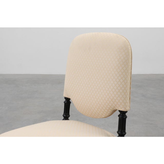 Low Napoleon III Chair, France, 19th Century For Sale - Image 4 of 11