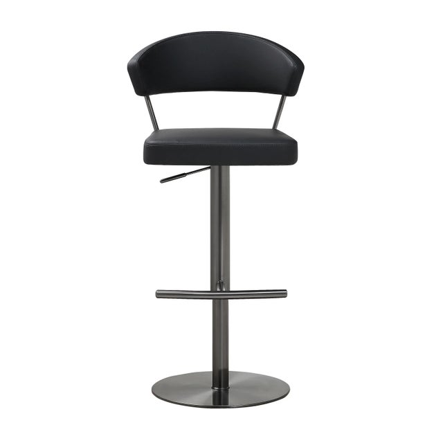 Furnish your kitchen or bar area in contemporary style with the Cosmo stool from TOV. The solid stainless steel frame...
