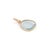 VR Jewels Luminous 1.97ct Faceted Aquamarine Pendant 14k Gold Charm for Mom For Sale - Image 4 of 15