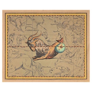 Charles de la Haye, Capricornus, Etching, 18th Century For Sale