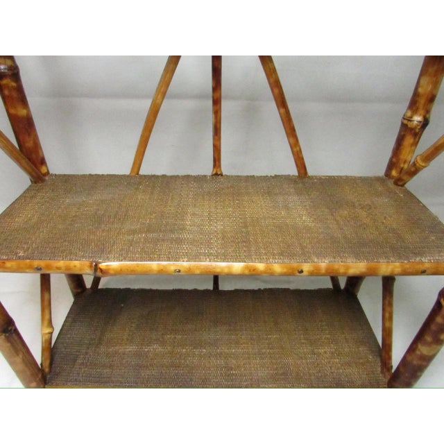 Antique English Bamboo Shelves For Sale - Image 13 of 18