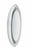 Vintage Backlit Ceramic and Glass Wall Mirror, Europe, 1970s For Sale - Image 3 of 7
