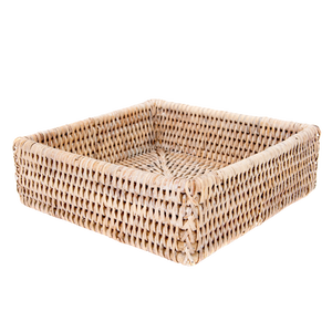 Artifacts Rattan Napkin Holder 7.5"x7.5"x2.5"