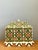 Moroccan Vintage Inlay Stone Box For Sale - Image 3 of 12