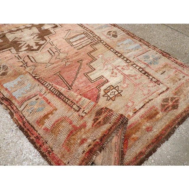 Galerie Shabab Collection Mid-20th Century Turkish Anatolian Gallery Carpet For Sale - Image 9 of 10