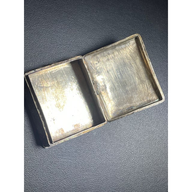 Mid 20th Century Mid 20th Century 900 Solid Silver Marked Sura Ornate Filagree Jewelry Box For Sale - Image 5 of 7