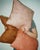 Contemporary Clay Raphia Cushion by Ceraudo For Sale - Image 3 of 7