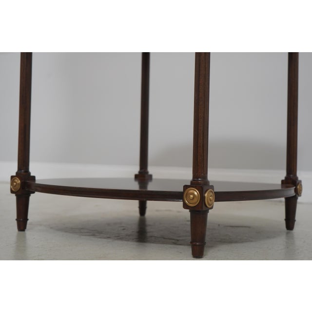 Brown Pair Theodore Alexander Althorp 50173 Lamp Tables For Sale - Image 8 of 16