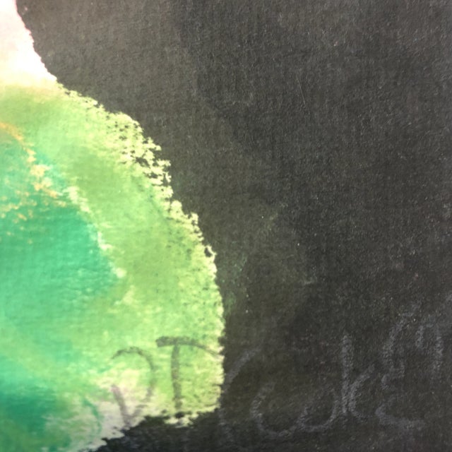 Original pastel drawing on paper Signed bottom right 9.5 x 12.5 Unframed