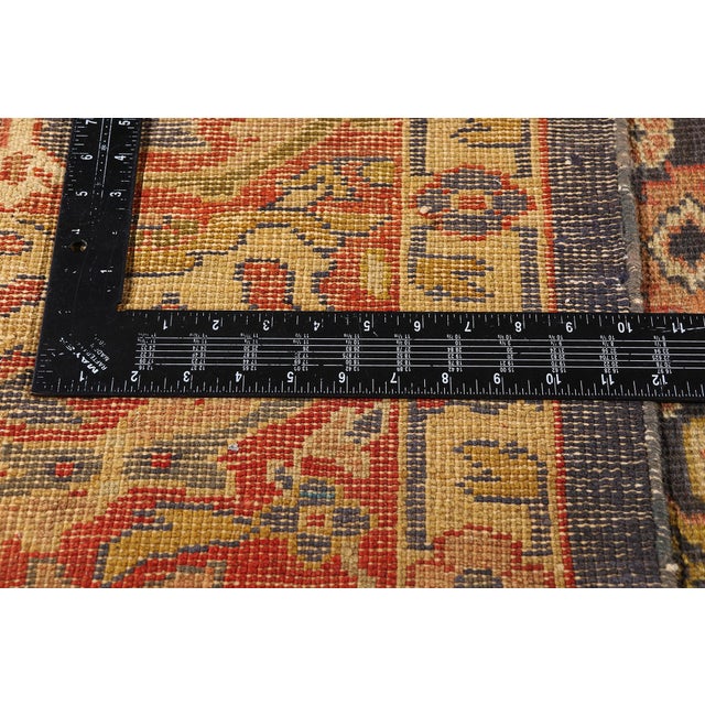 Textile Late 19th Century Persian Sultanabad Rug, 09'10 X 13'08 For Sale - Image 7 of 10