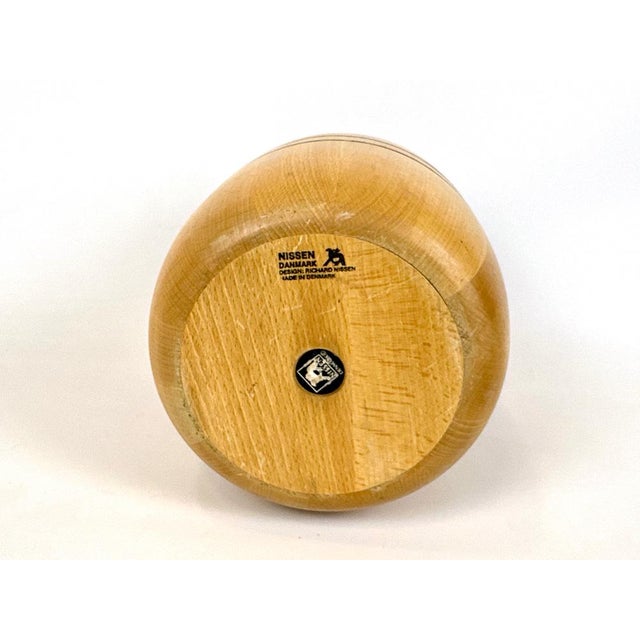 Wood Vintage Wooden Ice Bucket by Richard Nissen for Bodum, Denmark, 1980s For Sale - Image 7 of 10