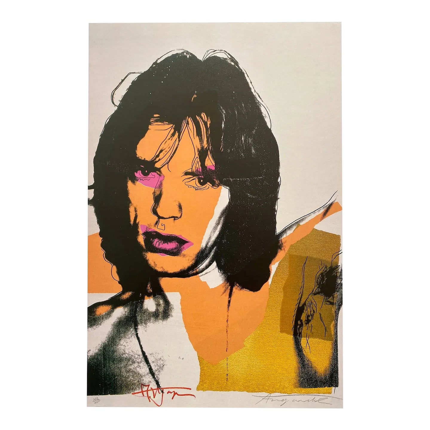 andy-warhol-estate-vintage-1989-pop-art-lithograph-print-mick-jagger