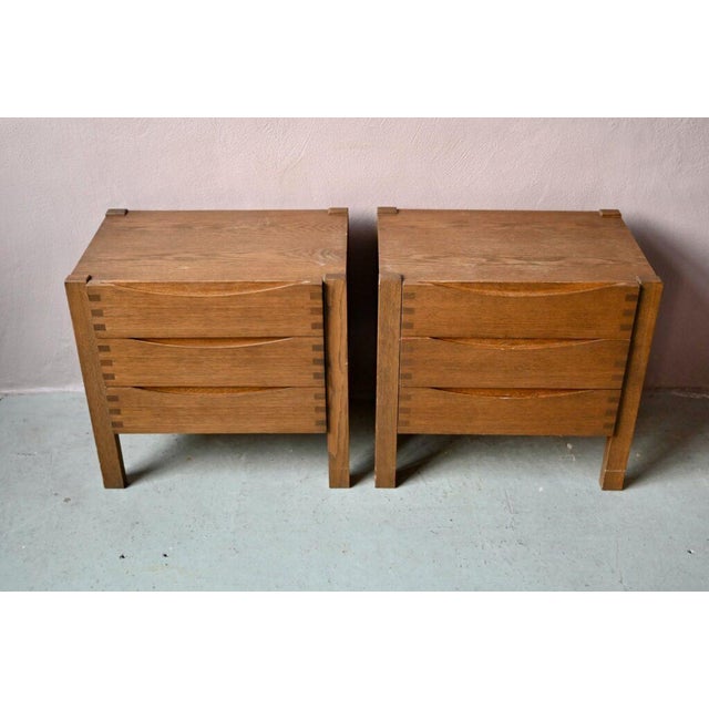 with their exposed joinery and slightly brutalist style, these small 1970s pieces of furniture are truly unique. Their...