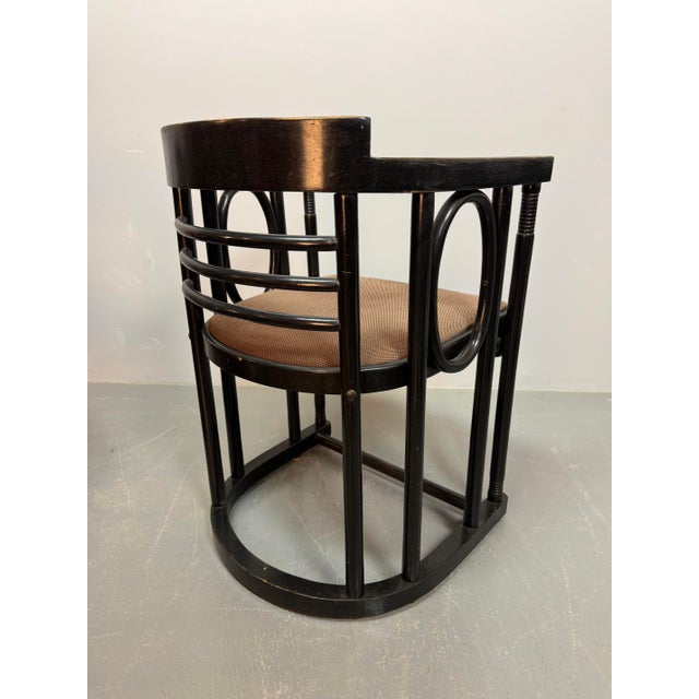 Mid-Century Fledermaus Bauhaus Armchairs by Josef Hoffmann for Thonet, Austria, 1920s, Set of 4 For Sale - Image 17 of 18