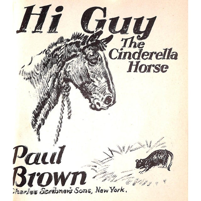 Original 1944 Pencil Drawing From Hi, Guy! The Cinderella Horse by Paul Brown 35 For Sale - Image 4 of 6