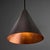 Metal Hans-Agne Jakobsson Dark Brown Patinated 'Tratten' Pendant For Sale - Image 7 of 9