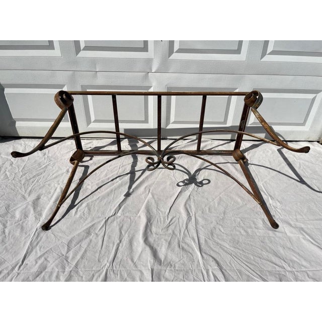 Vintage Iron Console Table For Sale - Image 13 of 13