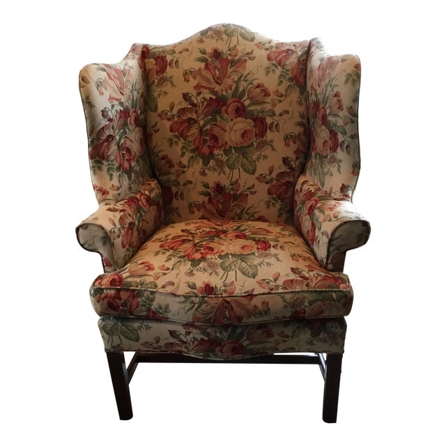 2000s Hickory Chair Townsend Wing Chair Chairish
