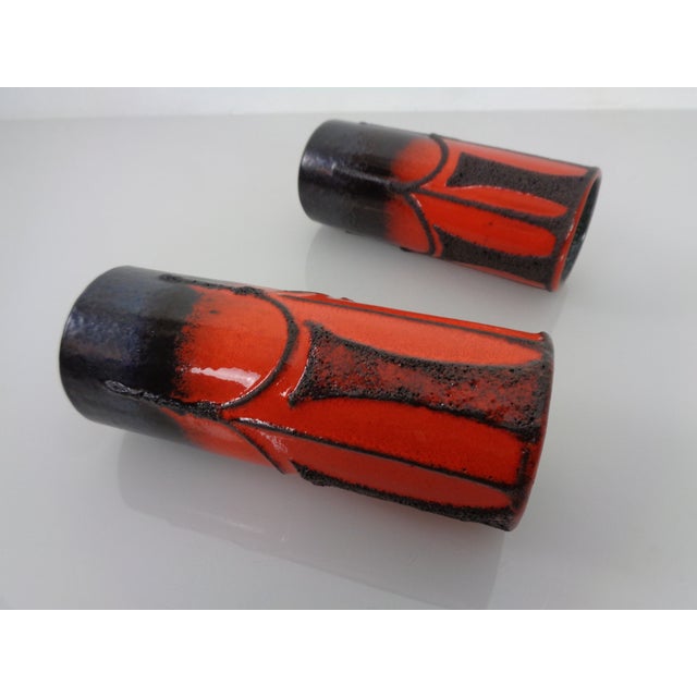 Pop Art Ceramic Vases by Cari Zalloni for Fohr Keramik, 1970s, Set of 2 For Sale - Image 9 of 15