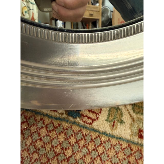 Stainless Steel Ship Porthole Mirror For Sale - Image 11 of 12