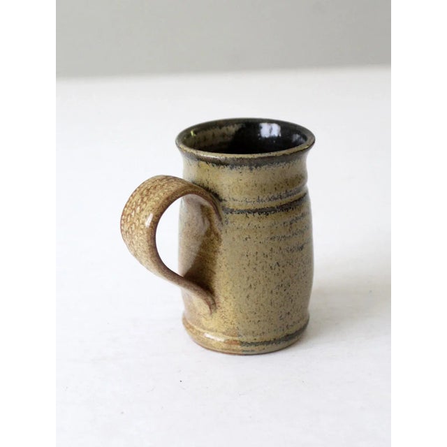 Vintage Studio Pottery Mug For Sale - Image 9 of 11