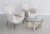 Set of Italian Armchairs in White Velvet in Gigi Radice Style, 1950s For Sale - Image 17 of 18