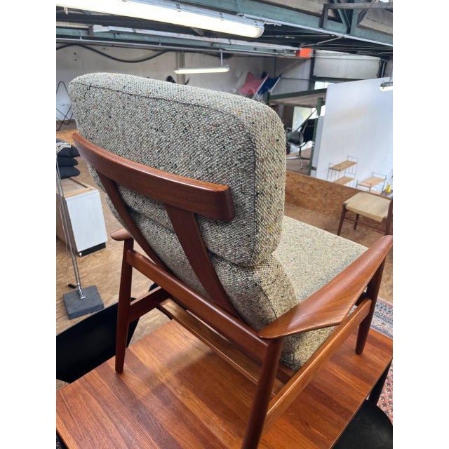 Wood Vintage FD164 Easy Chair by Arne Vodder for Cado For Sale - Image 7 of 13