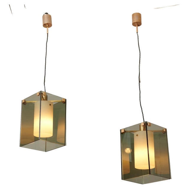 Model 2211 Pendant Lights by Max Ingrand for Fontana Arte, 1962, Set of 2 For Sale - Image 13 of 13
