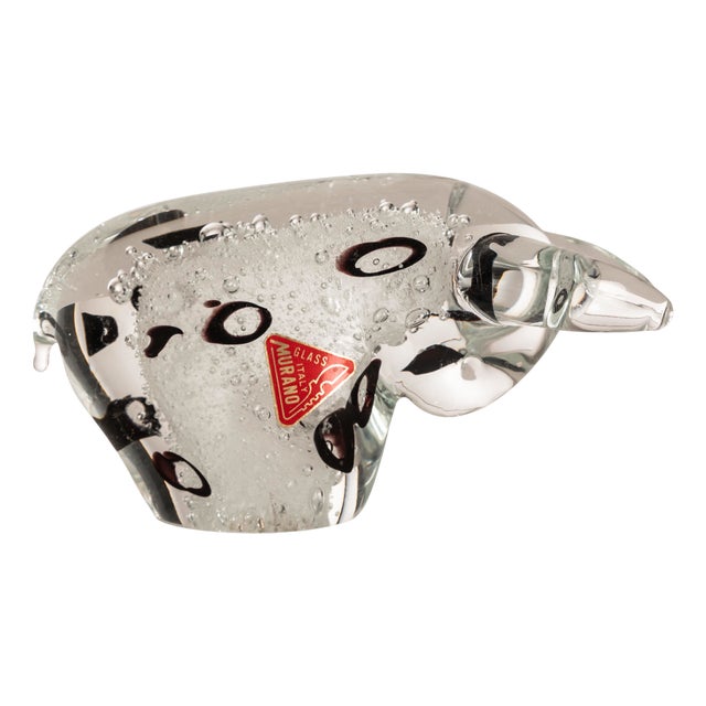 Murano Glass Bull Sculpture, Italy, 1960s For Sale