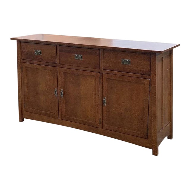 Mission 3 Door & 3 Drawer Sideboard - 70" For Sale