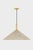 Opposites attract in the characterful Song. A light jute shade pairs with decorative Aged Brass spheres to create a...