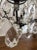 Metal Early 20th Century French Louis XV Style Six Light Bronze or Brass Chandelier With Abundance of Cut Crystal Prisms For Sale - Image 7 of 12