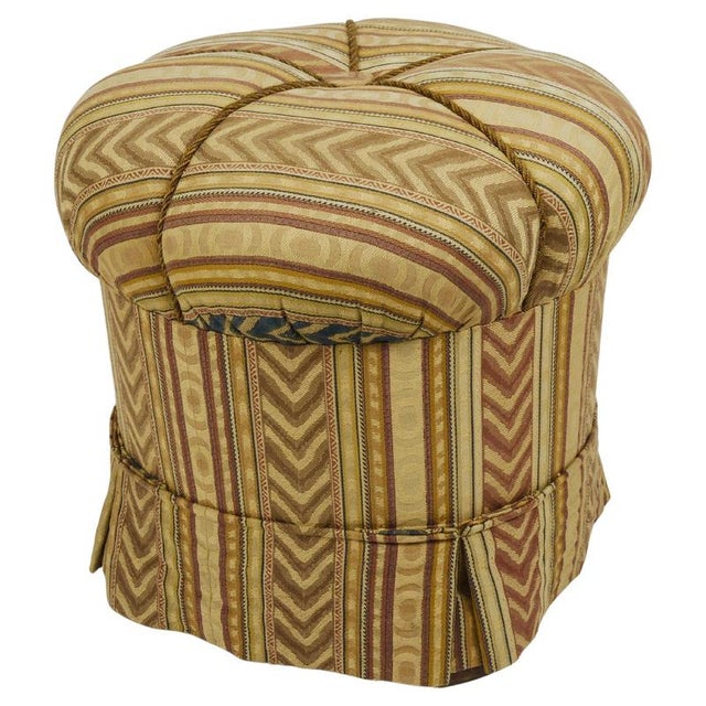 Art Deco Ottoman by Friedrich Otto Schmidt, Vienna, 1925 For Sale - Image 18 of 18