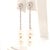 Akoya Pearl Earrings 14k White Gold Certified For Sale - Image 11 of 13
