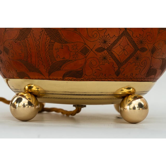 Art Deco Table Lamp with Fabric Shade, 1920s For Sale - Image 6 of 18