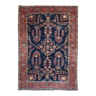 Antique Mohajeran Sarouk Rug 3'4'' x 4'10'' For Sale