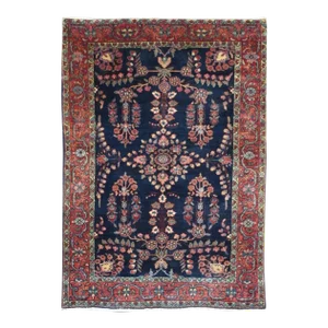 Antique Mohajeran Sarouk Rug 3'4'' x 4'10''