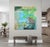 In love with Water and figs, my prints are overlaid on a rich painting of a potted fig.