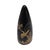 Ceramic Art Deco Tokanabe Style Wall Pocket Vase Black Gilt Bird Floral Decor 9.5" Japan For Sale - Image 7 of 9