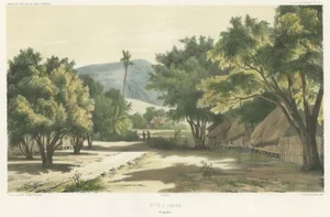 D'Urville, Illustration of Umatec, Guam, 1850, Print