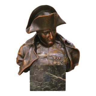 Early 20th Century Bronze Bust of Napoleon Bonaparte by Raphael Nannini For Sale